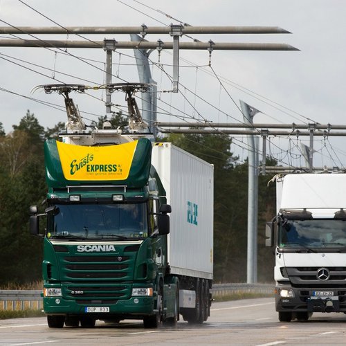 В Германии открылась первая трасса для электрогрузовиков