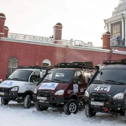 Стартовала арктическая экспедиция на автомобилях «Соболь 4х4»